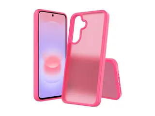 Screenor Icy - Baksidedeksel for mobiltelefon termoplast-polyuretan (TPU), akryl - klar rosa - for Samsung Galaxy A37
