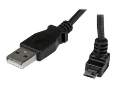 STARTECH 1M ANGLED MICRO USB CABLE USB TO UP ANGLE MICRO USB