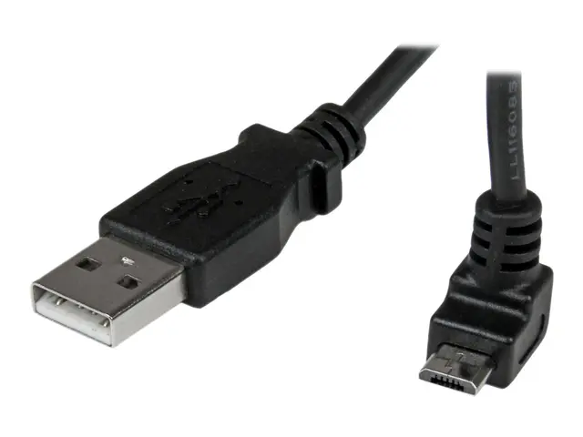 StarTech.com 1m Micro USB Cable Cord - A to Up Angle B Angled 1x (...