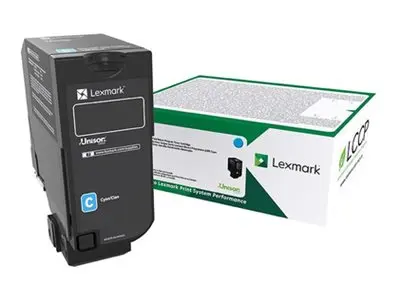 Lexmark - Cyan - original - tonerpatron LRP - for Lexmark CS727de,...
