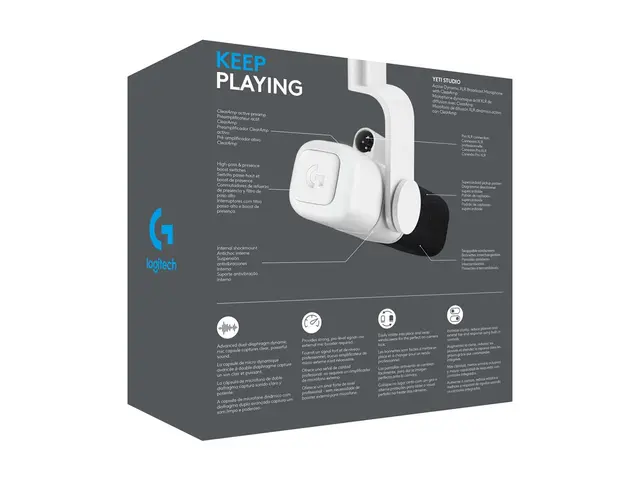 Logitech G Yeti Studio - Mikrofon hvit