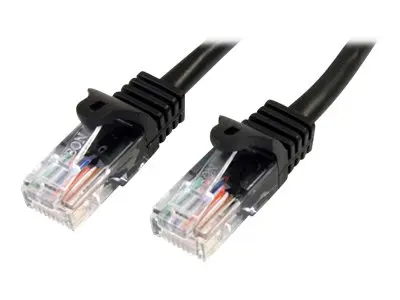Startech 2m Black Cat5e / Cat 5 Snagless Patch Cable - Koblingskab...