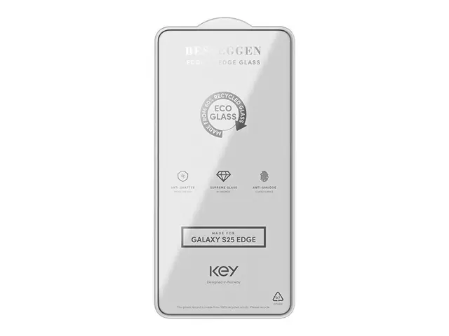 Key Eco - Skjermbeskyttelse for mobiltelefon kant-til-kant glass r...