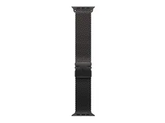 Apple - Sløyfe for smart armbåndsur - 49 mm, titanium Stor størrelse - svart