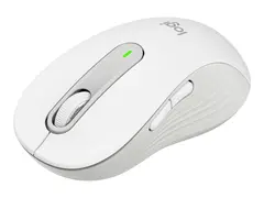 Logitech Signature M650 L for Business Mus - h&#248;yrehendt - 5 knapper - tr&#229;dl&#248;s - 2.4 GHz, Bluetooth - Logitech Logi Bolt USB-mottaker - elfenbenshvit