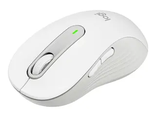 Logitech Signature M650 L for Business Mus - h&#248;yrehendt - 5 knapper - tr&#229;dl&#248;s - 2.4 GHz, Bluetooth - Logitech Logi Bolt USB-mottaker - elfenbenshvit
