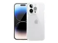 iiglo - Baksidedeksel for mobiltelefon - silikon gjennomsiktig - for Apple iPhone 14 Pro, 15 Pro