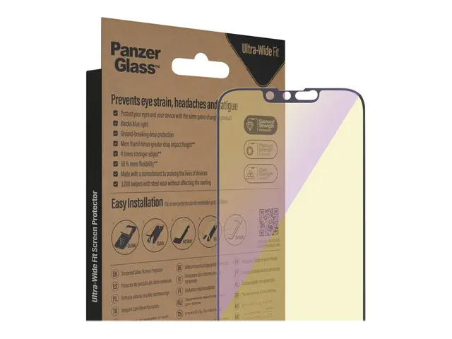 PanzerGlass - Skjermbeskyttelse for mobiltelefon ultrabred passfor...