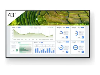 Sony Bravia Professional Displays FW-43BZ30L 43&quot; Diagonalklasse BZ30L Series LED-bakgrunnsbelyst LCD-skjerm - intelligent skilting - Android TV - 4K UHD (2160p) 3840 x 2160 - HDR - Direct LED