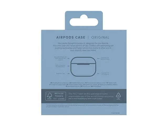 KEY Original - Boksdeksel for ladeboks tådløse ørepropper silikon,...