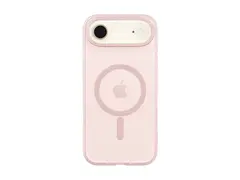 Belkin SheerForce Grip Series - Baksidedeksel for mobiltelefon MagSafe-samsvar - laget av resirkulerte materialer - rosa - for Apple iPhone Air