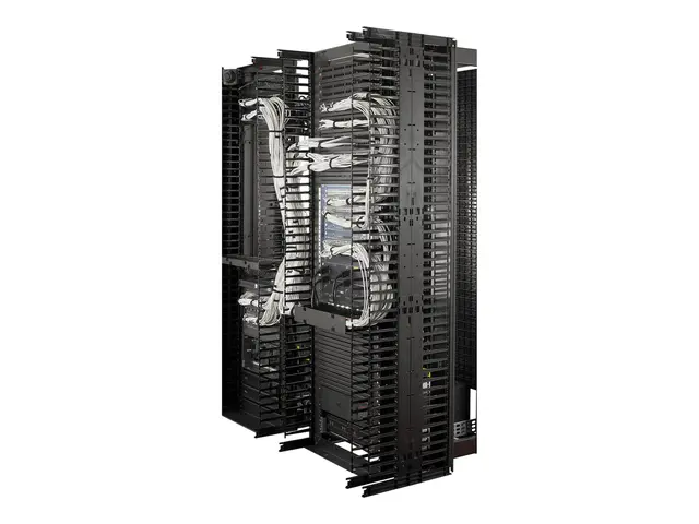 APC Cable Management - Rack-kabelføringssett - svart - for P/N: NB...