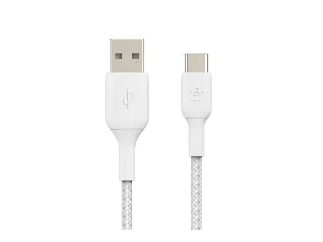 Belkin BoostCharge - USB-kabel 24 pin USB-C (hann) til USB 15 cm hvit