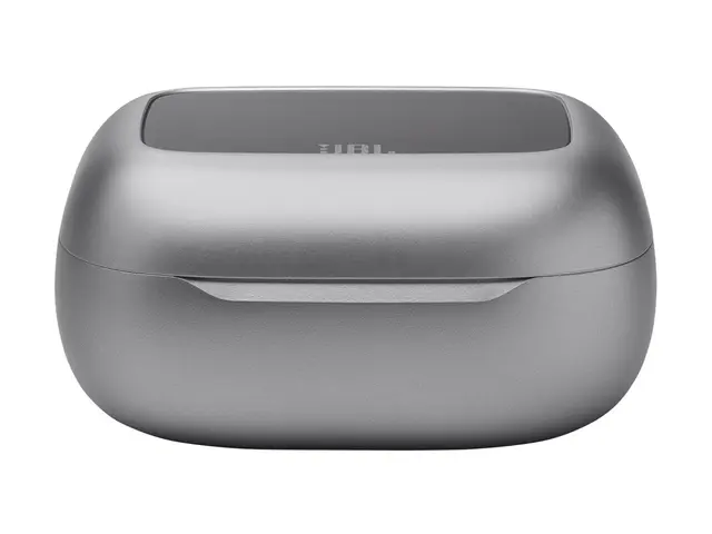 JBL LIVE Beam 3 - True wireless-hodetelefoner med mikrofon i øret - Bluetooth - aktiv støydemping - sølv 