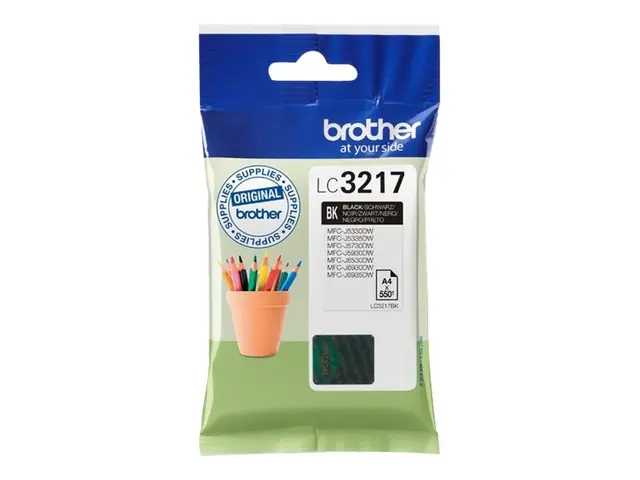 Brother LC3217BK - Svart original blekkpatron for MFC-J5335DW, MFC...