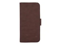 Gear by Carl Douglas - Lommebok for mobiltelefon 3 kortspor - MagSafe-samsvar - kunstl&#230;r - brun - for Apple iPhone 15 Pro