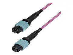 Startech - Koblingskabel - MTP/MPO-12 enkeltmodus (hunn) til MTP/MPO-12 enkeltmodus (hunn) 7 m - 3 mm - fiberoptisk - 9 / 125 micron - OS2 - OFNP - plenum - gul