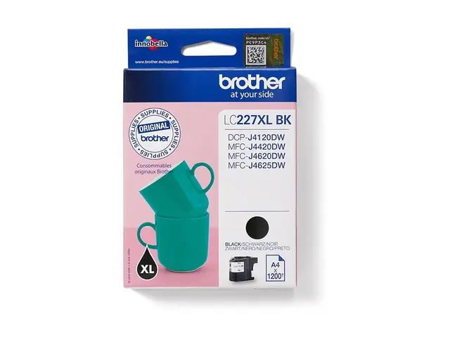 Brother LC227XLBK - Svart original blekkpatron for DCP-J4120DW, MF...