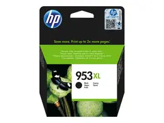 HP 953XL - 42.5 ml - H&#248;y ytelse - svart - original hengeboks - blekkpatron - for Officejet Pro 7740, 8210, 8216, 8218, 8710, 8720, 8730, 8740