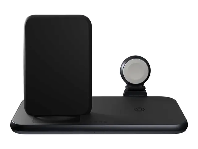 Zens Aluminium Series 4 in 1 - Trådløst ladestativ + AC-strømadapt...