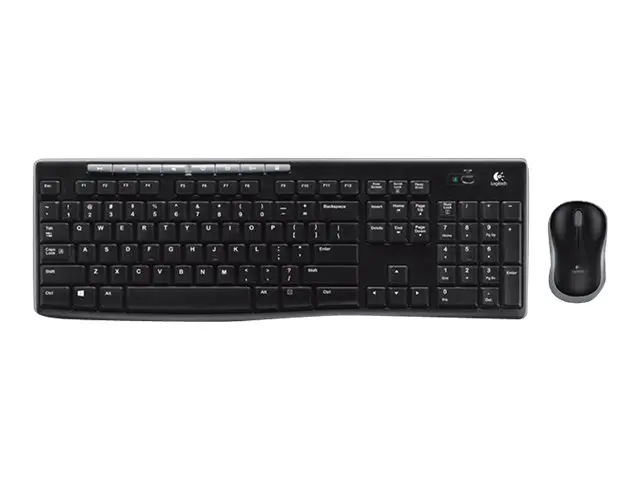 Logitech MK270 Wireless Combo - Tastatur- og mussett trådløs 2.4 G...