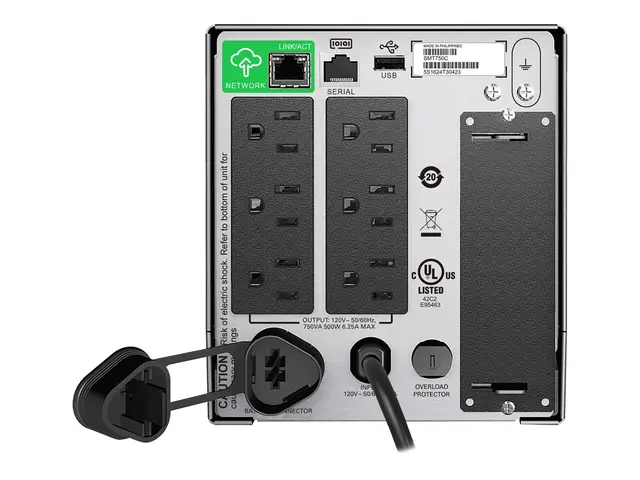 APC Smart-UPS 750VA LCD - UPS AC 120 V 500 watt 750 VA enkeltfase ...