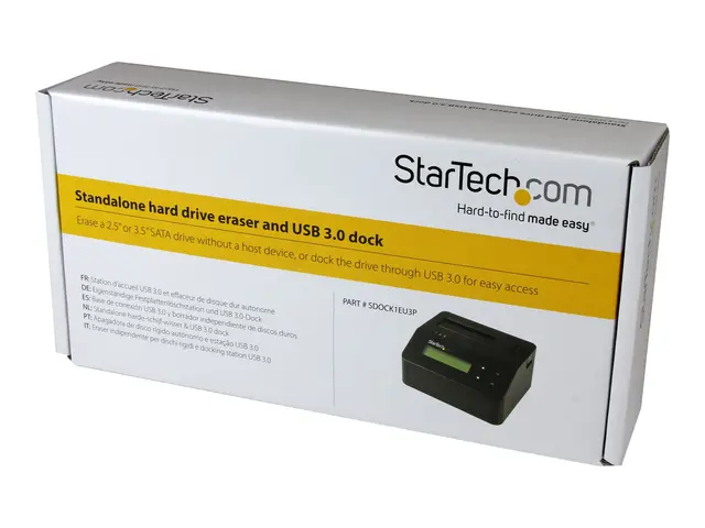 StarTech USB 3.0 Hard Drive Eraser Dock for 2.5" & 3.5" SATA/ IDE ...