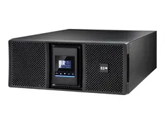 Eaton 9SX Gen2 9SX8KIRT4UG2 - UPS (kan monteres i rack) AC 200/208/220/230/240/250 V - 8000 watt - 8000 VA - enkeltfase - 7 Ah - RS-232, USB - utgangskontakter: 13 - PFC - 4U - 19" - svart