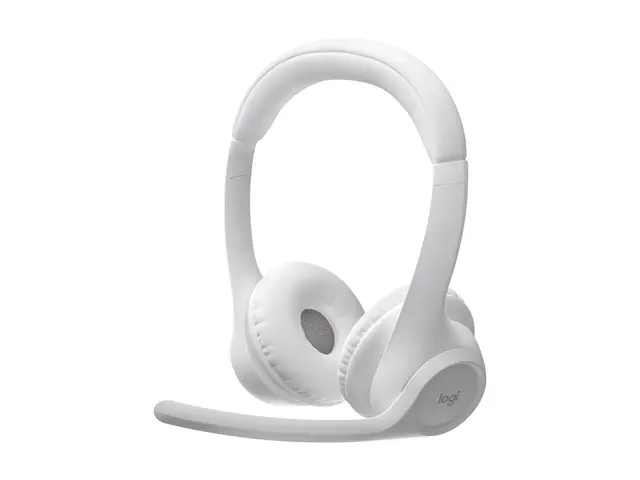 Logitech Zone 300 - Hodesett on-ear Bluetooth trådløs elfenbenshvit