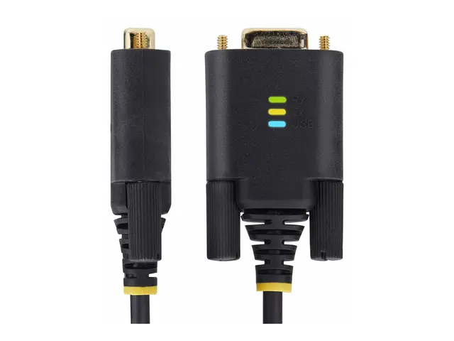 StarTech.com 6.6ft (2m) USB to Serial Adapter Cable, COM Retention...