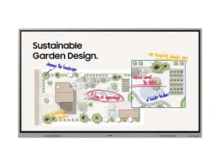 Samsung Interactive Display WE86FX - 86" Diagonalklasse WEFX Series LED-bakgrunnsbelyst LCD-skjerm utdanning / næringsliv - med innebygd interaktiv tusjtavle, berøringsskjerm (flerberørings) - 4K UHD (2160p) 3840 x 2160
