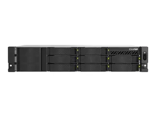 QNAP TS-H1065EU - NAS-server - 10 brønner kan monteres i rack - SATA-600 / NVMe - RAM 8 GB - 2.5 Gigabit Ethernet - 2U