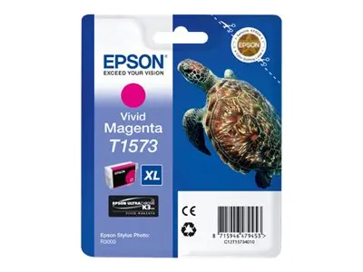 Epson T1573 - 25.9 ml - livlig magenta - original - blister - blek...