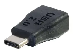 C2G USB 2.0 USB C to USB Micro B Adapter M/F USB Type C to USB Micro B Black - USB-adapter - Micro-USB type B (hunn) til 24 pin USB-C (hann) - USB 2.0 - svart