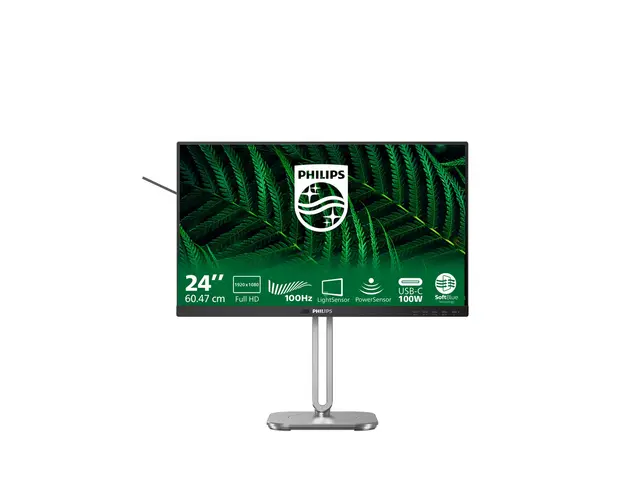 Philips 24B2G5301 - 5000 Series LED-skjerm USB 24" (23.8" synlig) ...