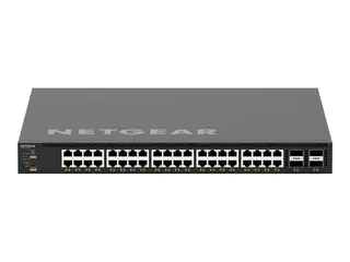 NETGEAR AV Line M4350-40X4C - Switch L3 - Styrt - 40 x 100/1000/2.5G/5G/10GBase-T (PoE++) + 4 x 40/100 Gigabit QSFP28 - front til bakside-luftflyt - rackmonterbar - PoE++ (196 W)