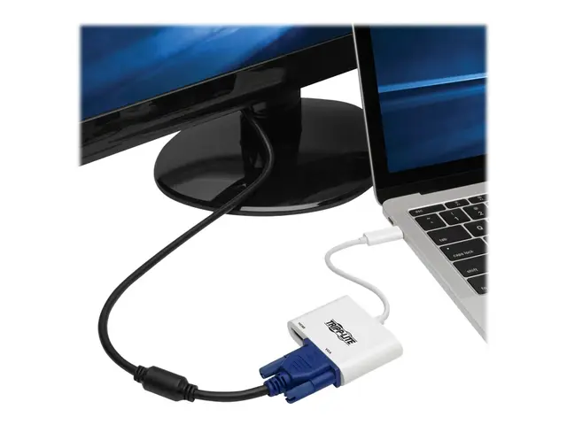 Eaton Tripp Lite Series USB 3.1 Gen 1 USB-C to HDMI/VGA 4K Adapter...