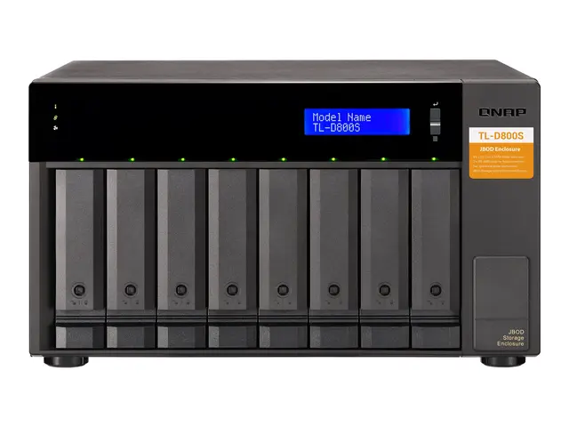 QNAP TL-D800S - Harddiskarray - 8 brønner (SATA-600) - SATA 6Gb/s ...
