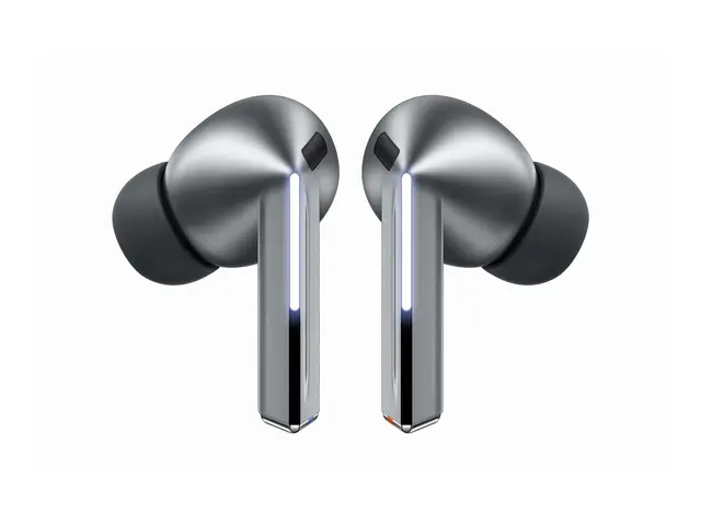 Samsung Galaxy Buds3 Pro - True wireless-hodetelefoner med mikrofon i øret - Bluetooth - aktiv støydemping - sølv 