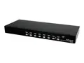 StarTech.com 8 Port 1U Rackmount DVI USB KVM Switch USB DVI KVM Switch - DVI KVM Switch - USB KVM Switch (SV831DVIU) - KVM-svitsj - 8 porter - rackmonterbar