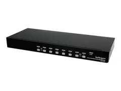 StarTech.com 8 Port 1U Rackmount DVI USB KVM Switch USB DVI KVM Switch - DVI KVM Switch - USB KVM Switch (SV831DVIU) - KVM-svitsj - 8 porter - rackmonterbar