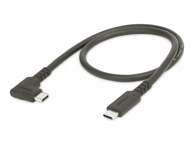 StarTech.com 1.6ft (50cm) Rugged Right Angle USB-C Cable, USB 3.2 ...