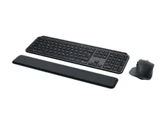 Logitech MX Keys Combo for Business | Gen 2 Tastatur- og mussett - bakbelysning - trådløs - Bluetooth LE - QWERTZ - Sveitsisk - grafitt