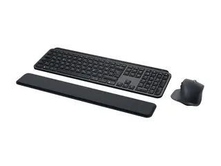 Logitech MX Keys Combo for Business | Gen 2 Tastatur- og mussett - bakbelysning - trådløs - Bluetooth LE - QWERTZ - Sveitsisk - grafitt
