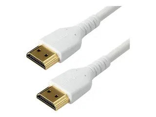 Startech - Premium High Speed - HDMI-kabel med Ethernet HDMI hann til HDMI hann - 1 m - hvit - for P/N: TB3DKM2HDL