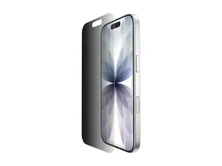 Belkin ScreenForce InvisiGlass Skjermbeskyttelse for mobiltelefon - glass - med personvernsfilter - for Apple iPhone 16 Pro