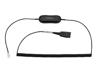 Jabra GN1218 AC Attenuation - Hodetelefonkabel Quick Disconnect plugg - 2 m - for Cisco IP Phone 78XX, 88XX; BIZ 1500, 2300, 2400
