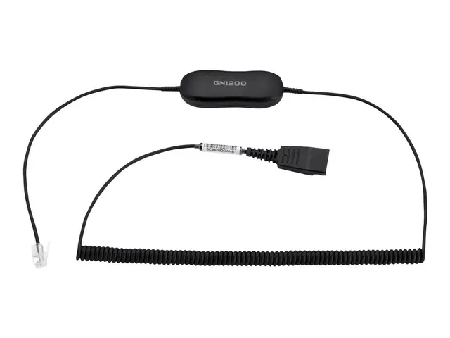 Jabra GN1218 AC Attenuation - Hodetelefonkabel - Quick Disconnect ...