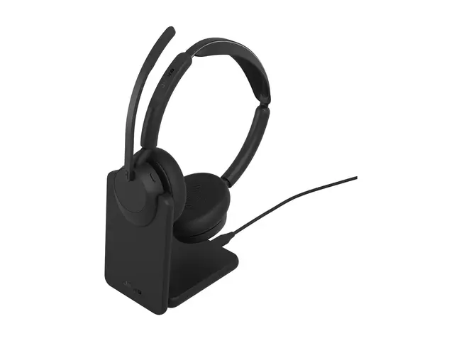 Jabra Evolve3 45 UC - hodesett - USB-C via Bluetooth-adapter, USB-C 