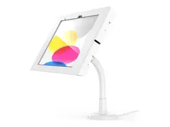 Compulocks Apex - Monteringssett (hus, fleksibel armmontering) for nettbrett - låsbar - metallramme - hvit - for Apple 10.9-inch iPad (10. generasjon); iPad (A16)